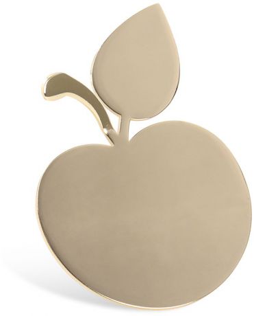 Крючок для ванной Moroshka "Fairytale. Apple", цвет: золотистый
