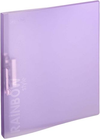 Attache Папка с зажимом Rainbow Style обложка 18 мм цвет фиолетовый