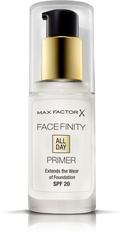 Max Factor Праймер для лица Facefinity All Day Primer тон прозрачный, 30 мл