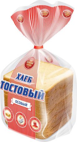 Волжский Пекарь Хлеб Тостовый особый, в нарезке, 400 г