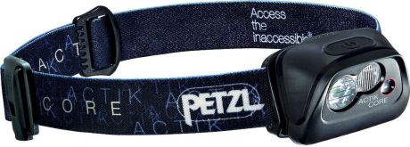 Фонарь налобный Petzl "Actik Core", LED, цвет: черный