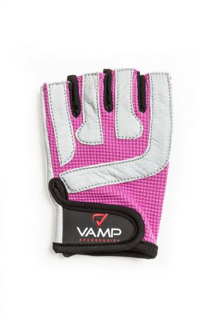 Перчатки для фитнеса женские "Vamp", цвет: розовый. RE-755. Размер XL