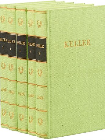 Gottfried Keller Kellers Werke. In Funf Banden (комплект из 5 книг)