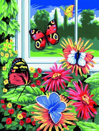 Royal & Langnickel Картина по номерам Бабочки PJS 17