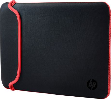 HP Neoprene Sleeve чехол для ноутбуков 15.6", Black Red (V5C30AA)