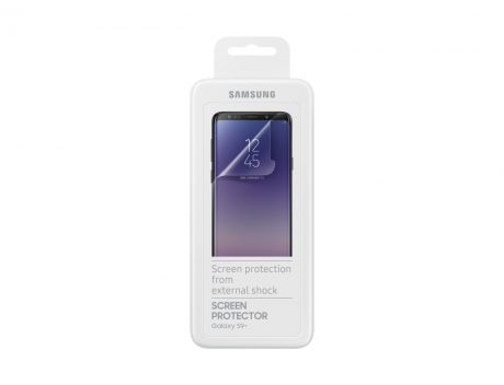 Защитная пленка Samsung ET-FG965CTEGRU для Samsung Galaxy S9+ прозрачная, 2 шт