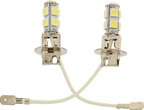 Комплект светодиодных ламп Torso H3, 12 В, 9 SMD-5050, свет белый, 2 шт. 2612666