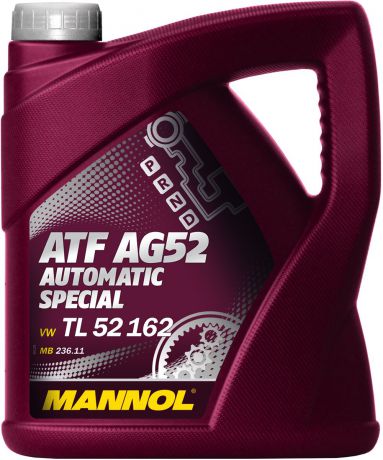 Масло трансмиссионное MANNOL "ATF AG52 Automatic Special", синтетическое, 4 л