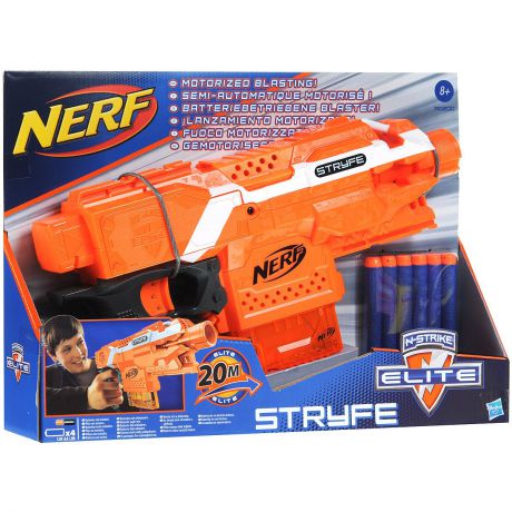 Nerf Бластер Stryfe с патронами цвет оранжевый