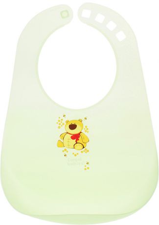 Canpol Babies Нагрудник пластиковый цвет зеленый