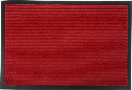Коврик придверный Стар Экспо "Стандарт", влаговпитывающий, цвет: красный, 40 х 60 см