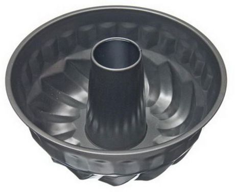 Форма для выпечки "Appetite", круглая, с антипригарным покрытием, цвет: серый, диаметр 23 см