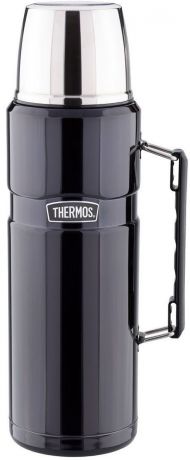 Термос "Thermos", цвет: черный матовый, 1,2 л. SK 2010