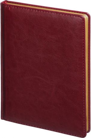 Ежедневник Attache Sidney Nebraska, недатированный, 136 листов, 313951, бордовый