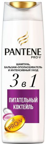 Шампунь и бальзам-ополаскиватель Pantene "Интенсивный уход 3в1. Питательный коктейль", 360 мл