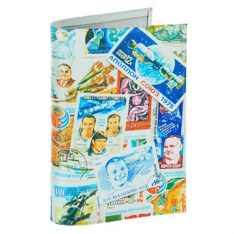 Обложка для паспорта Космос (марки). OK271