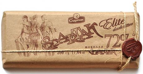 Спартак шоколад горький, 500 г