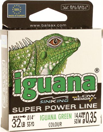 Леска Balsax Iguana, 50 м, 0,35 мм, 14,4 кг