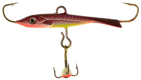 Балансир Dixxon "Flipper", цвет: бордовый, желтый, оранжевый, длина 3,6 см, 4 г. 58576
