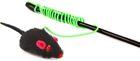Игрушка-дразнилка для кошек GLG "Мышка", длина 60 см
