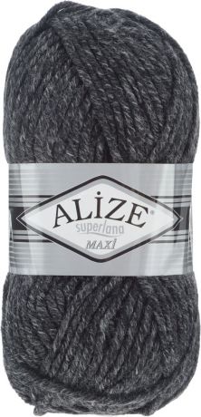 Пряжа для вязания Alize "Superlana Maxi", цвет: антрацид (800), 100 м, 100 г, 5 шт