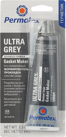Формирователь прокладок Permatex "Ультра грэй", цвет: серый, 99 г NEW