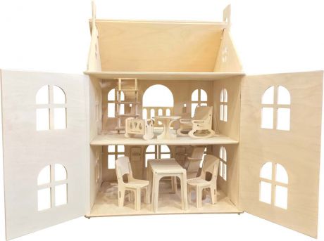 Woodlines Кукольный домик Арина с мебелью