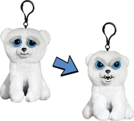 Мягкая игрушка Feisty Pets "Медведь", FP013M, белый, 11 см