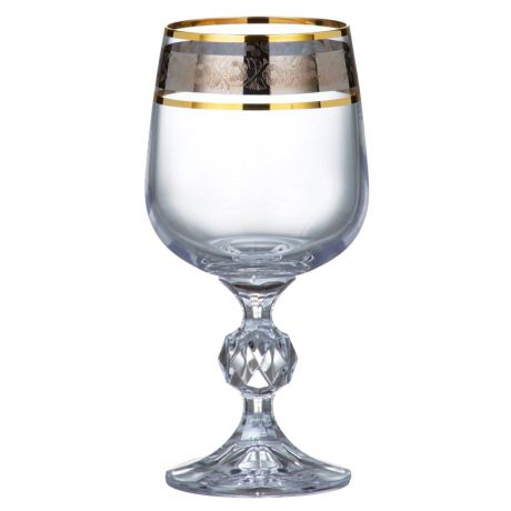 Набор бокалов для вина Bohemia Crystal "Клаудия", 230 мл, 6 шт. 40149/43249/230