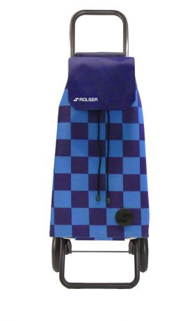 Сумка хозяйственная "Rolser", на колесиках, цвет: синий, 51 л