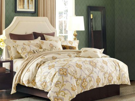 Комплект постельного белья Cleo "Дарель" 1, 5-спальный, наволочки 70 х 70 см