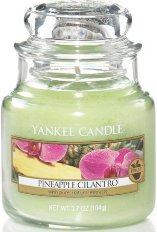 Ароматическая свеча Yankee Candle "Ананас и кинза / Pineapple Cilantro", 25-45 ч