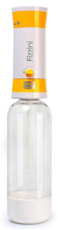 Набор для газирования воды Home Bar "Fizzini NG", цвет: желтый, белый, прозрачный, 11 предметов