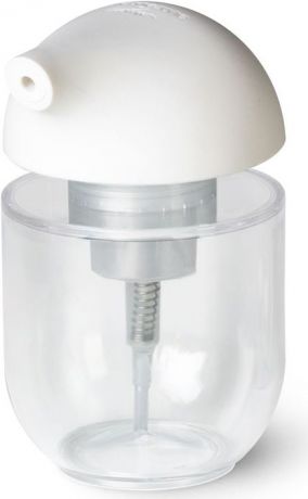 Диспенсер для жидкого мыла "SiliconeZone", цвет: белый, 300 мл