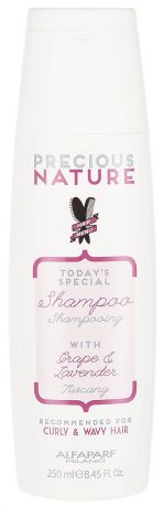 Alfaparf Precious Nature Shampoo for Curly and Wavy Hair Шампунь для кудрявых и вьющихся волос, 250 мл