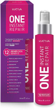 Уход-спрей Keratina Kativa 12-в-1 с кератином для всех типов волос, 100 мл