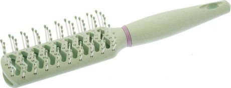 Dewal Beauty Щетка для волос "Мятное мороженое", продувная, прямоугольная, цвет: зеленый