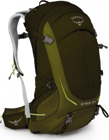 Рюкзак Osprey "Stratos", цвет: зеленый, 34 л. Размер M/L
