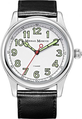 Часы наручные мужские Mikhail Moskvin, цвет: серебристый. 1119A1L5