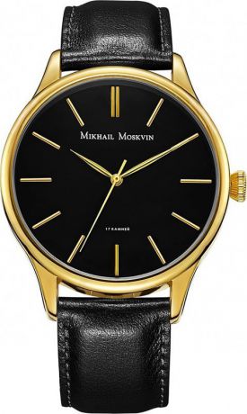 Часы наручные мужские "Mikhail Moskvin", цвет: золотистый. 1216A2L4