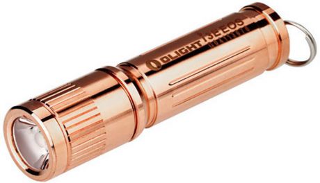 Фонарь светодиодный LE Olight I3E-CU Copper Brassy, цвет: бронза