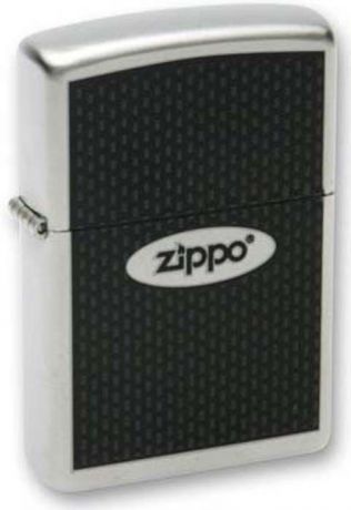 Зажигалка Zippo "Zippo Oval", цвет: серебристый, 3,6 х 1,2 х 5,6 см. 205 ZIPPO OVAL CHROMED OUT