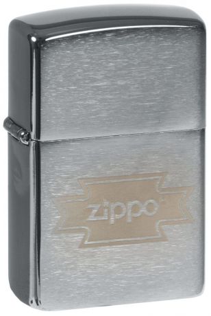 Зажигалка Zippo "Zippo", цвет: серебристый, 3,6 х 1,2 х 5,6 см. 35847