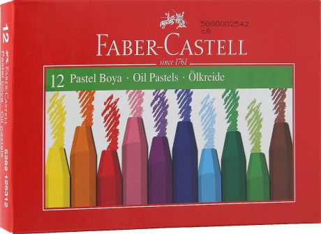 Масляная пастель "Faber-Castell", 12 цветов