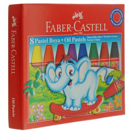 Масляная пастель "Faber-Castell", 8 цветов