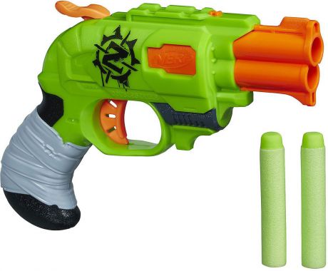 Nerf Бластер "Zombie Strike", с патронами, цвет: салатовый, оранжевый