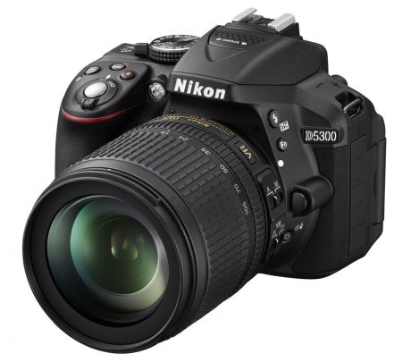 Зеркальный фотоаппарат Nikon D5300 Kit 18-105 VR, Black