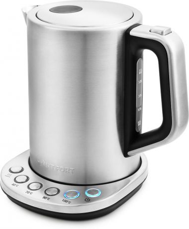 Электрический чайник Kitfort КТ-638, серебристый
