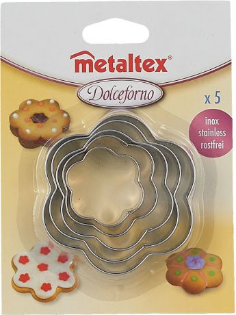 Набор форм для печенья Metaltex "Цветок", 25.23.77, 5 предметов