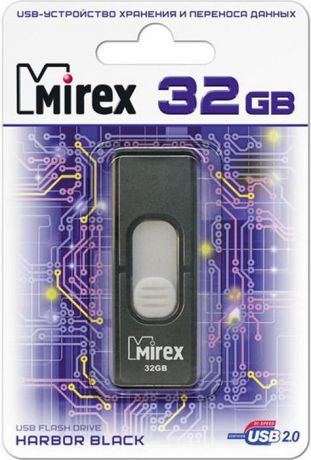 USB Флеш-накопитель Mirex Harbor, 13600-FMUBHB32, 32GB, black